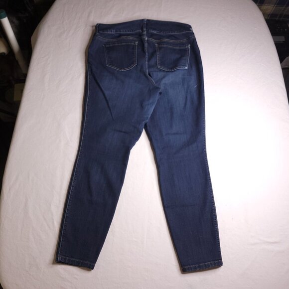 Torrid Womens Skinny Jeans 14 Dark Wash Mid Rise Stretch Imperfect - Picture 4 of 8